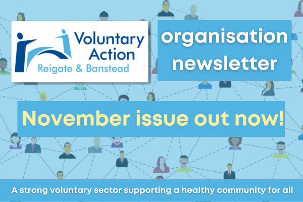 📢 Calling all #Reigate & #Banstead charities & #community groups
🌟 Stay informed with our monthly newsletter
🤝  Get updates on volunteer support, governance, training, and more to boost your impact
💌 Don't miss out—sign up now! tinyurl.com/varbonl
#CharityNews