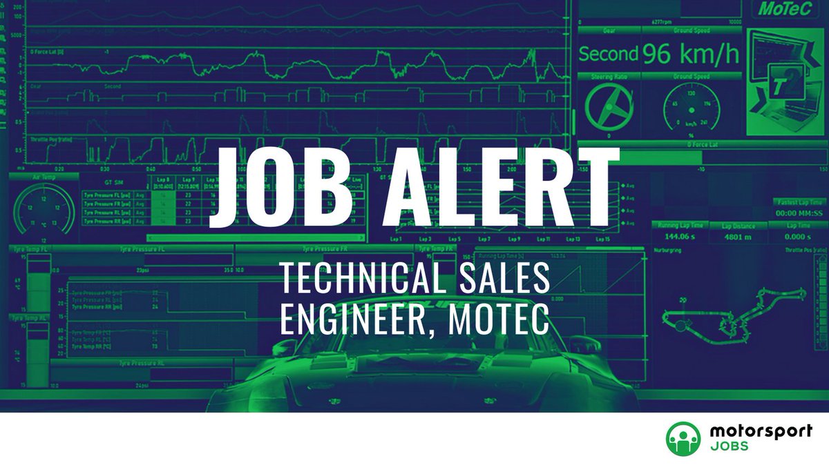 Technical Sales Engineer <a href="/MoTeCEurope/">MoTeC Europe</a>

Apply 🔗  motorsportjobs.com/en/job/technic…

#motorsportjobs #motorsport #jobs #jobalert #autosport #jobsinmotorsport #hiring #motec #bdm #sales #account #manager #leads #ECUs #aftermarket #electronics #ECU #dataloggers #sensors #actuators #hardware