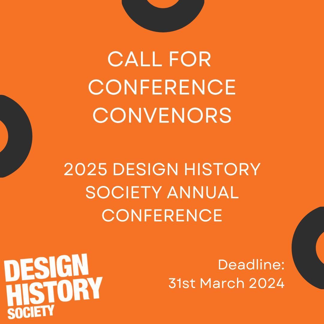 The Design History Society is looking for a host for its 2025 annual conference. The conference offers the opportunity for lively intellectual exchange, the sharing of research, and discussions of new approaches in design history. Find out more: buff.ly/49X9NPz