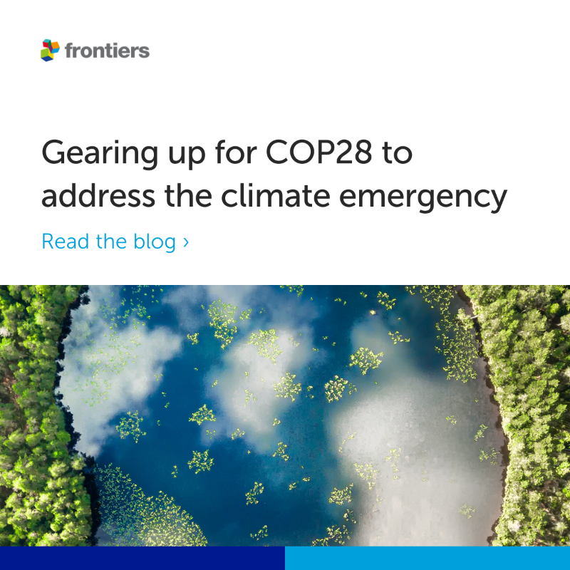 FrontiersIn's tweet photo. During @COP28_UAE, Frontiers will showcase its latest initiatives to support global efforts to combat climate change, achieve the UN's Sustainable Development Goals (@SDGoals), and fulfill the goal of becoming net-zero by 2050. #COP28UAE #COP28 #netzero

Learn more ⬇