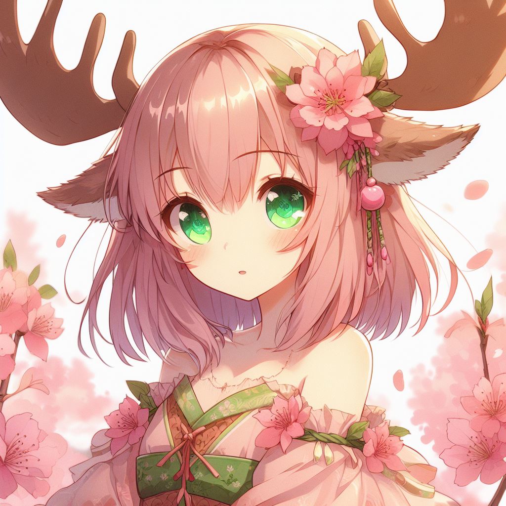 LuaOshima's tweet image. Sakura Takahashi é um espírito da floresta que morreu pelas mãos de um caçador após salva um filhote de alce. Ela tem a capacidade de se tranformar em um filhote de viado para guiar as crianças perdidas na floresta.