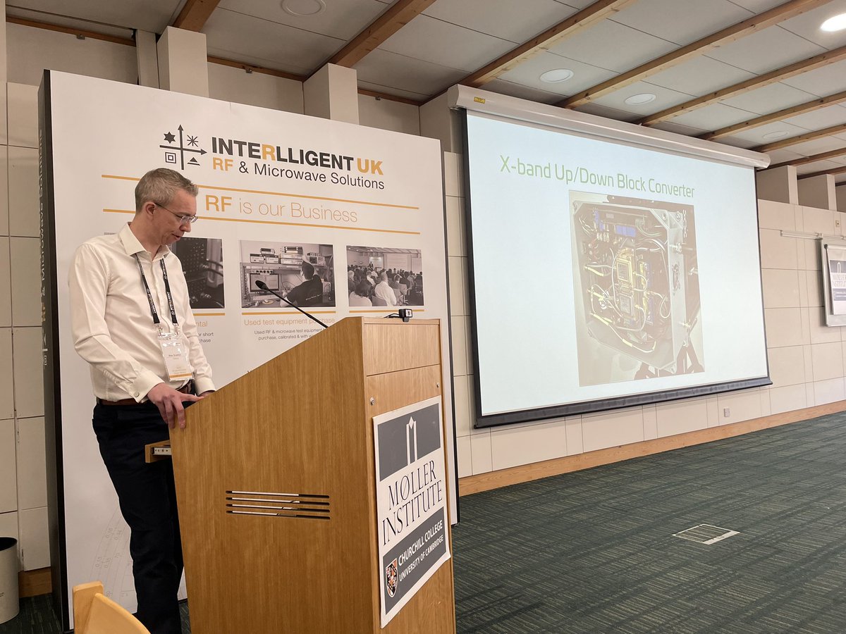 hdduncan's tweet photo. Second on the agenda at the @InterlligentUK RF &amp; Microwave Seminar is Alex Scarboro of Rathera, describing the use of an X-band #radar for RCS characterisation #RF #microwave https://t.co/af4vrUxNq1
