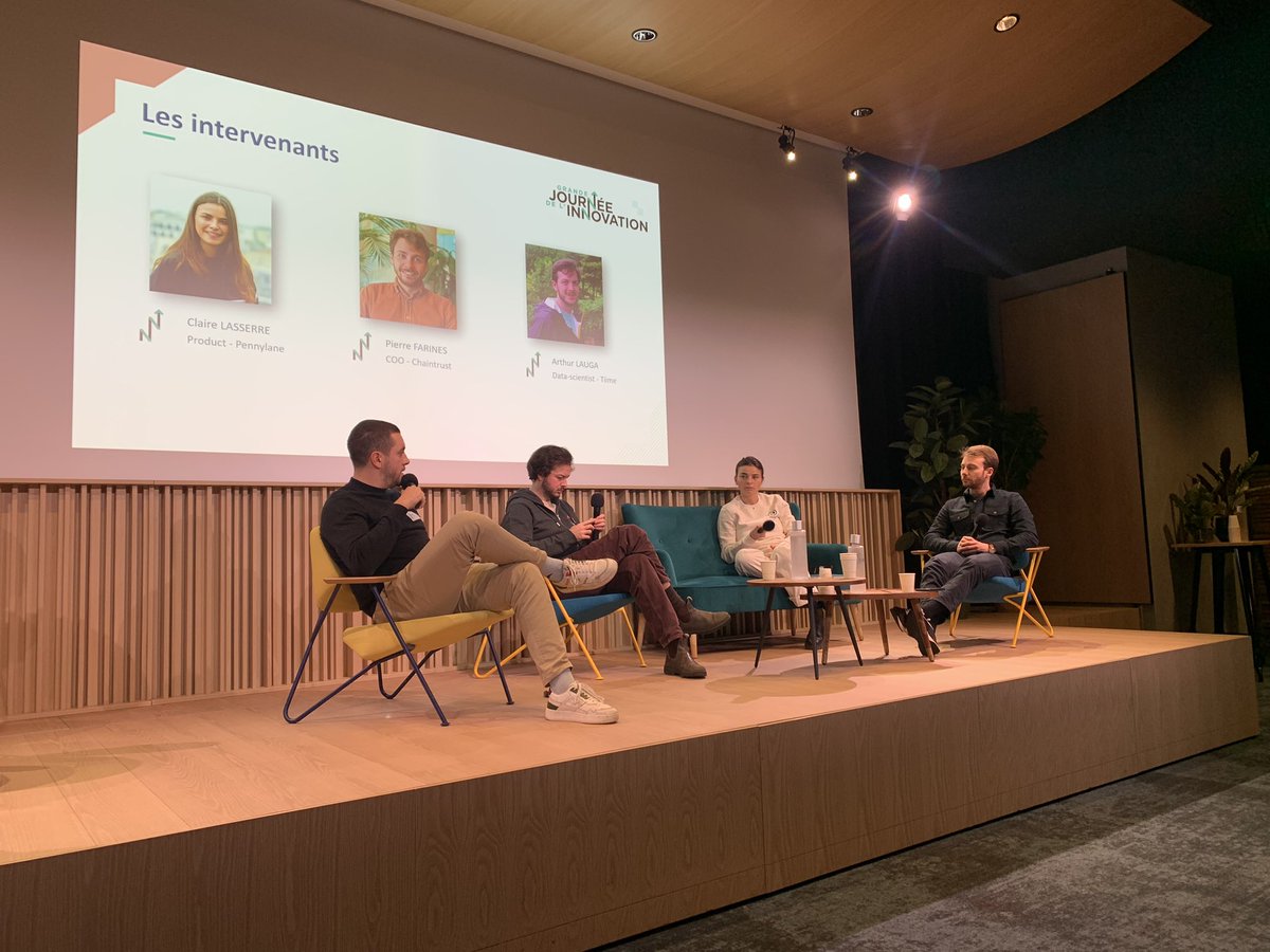 OECParis's tweet image. En direct de l’atelier autour de l’IA avec @Tiime @Pennylane_tech et @ChaintrustAI