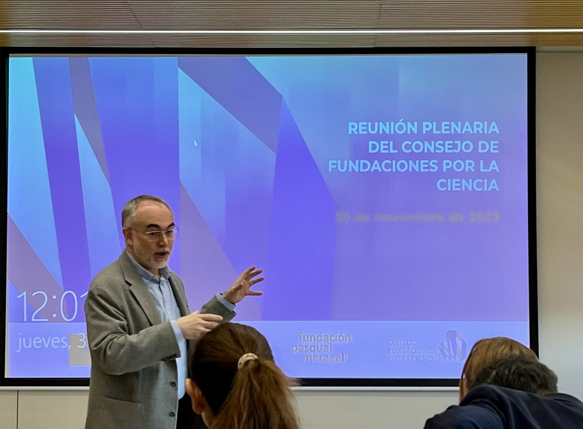 Soc.Esp.Reumatología (@sereumatologia) on Twitter photo La Fundación Española de Reumatología forma parte del Consejo de Fundaciones por la Ciencia de la <a href="/FECYT_Ciencia/">FECYT</a> del <a href="/CienciaGob/">Ministerio de Ciencia, Innovación y Universidades</a>. Hoy participamos en la reunión del Consejo, que en esta ocasión acoge la <a href="/fpmaragall/">Fundación Pasqual Maragall</a>, su director, Arcadi Navarro, nos da la bienvenida La Fundación Española de Reumatología forma parte del Consejo de Fundaciones por la Ciencia de la <a href="/FECYT_Ciencia/">FECYT</a> del <a href="/CienciaGob/">Ministerio de Ciencia, Innovación y Universidades</a>. Hoy participamos en la reunión del Consejo, que en esta ocasión acoge la <a href="/fpmaragall/">Fundación Pasqual Maragall</a>, su director, Arcadi Navarro, nos da la bienvenida