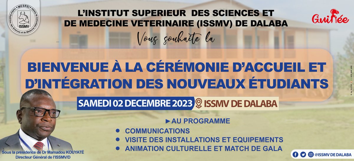 Tous concernés, tous invités...
<a href="/Mesrs_Gn/">MESRSI GN</a> 
<a href="/sidibe_diaka/">Dr Diaka SIDIBÉ</a> 
<a href="/etudiantguineen/">L’Étudiant Guinéen</a> <a href="/mamadouambianc1/">Dr. Mamadou Kouyaté</a> @