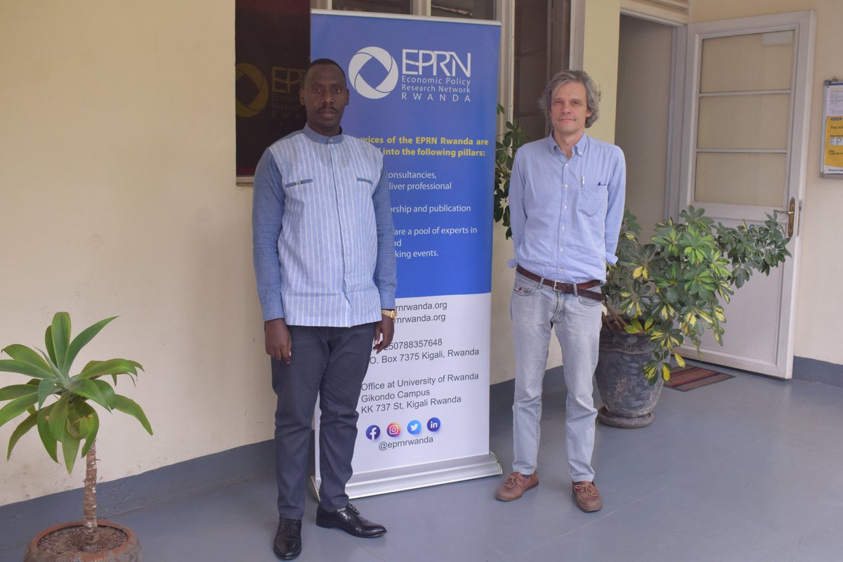Today, the Executive Director of #EPRN, <a href="/Seth_Kwizera/">Seth Kwizera</a>  met with Dr. Matteo Borzoni from <a href="/FAORwanda/">FAO in Rwanda</a>  to discuss on current status and way forward of the Kigali Region Food Systems Strategy developed by EPRN through support of FAO and other partners –Stakeholder Advisory Group