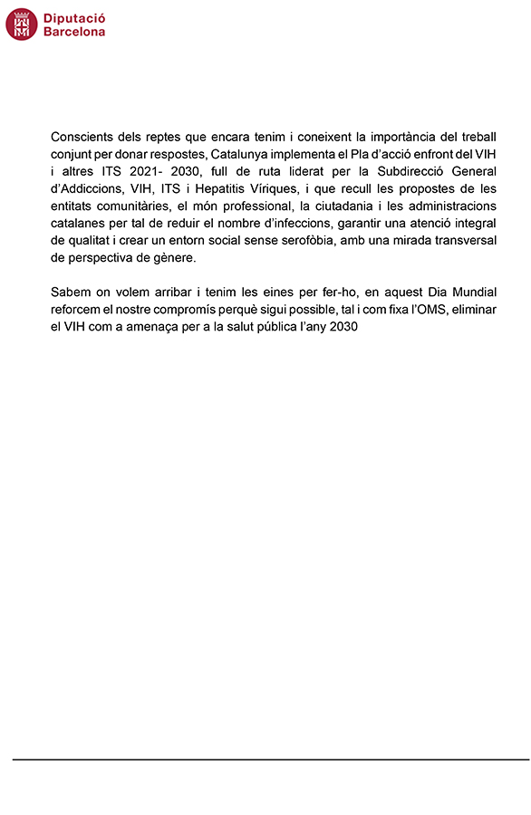 diba's tweet photo. El vicepresident @Dionis7vetes llegeix una declaració institucional per commemorar el #DiaMundialSida, que se celebra el proper 1 de desembre #plediba https://t.co/k9tvy6F5Jx