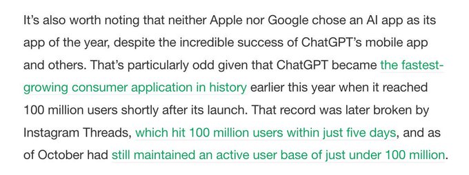 Apple and Google avoid naming ChatGPT as their 'app of the year,' picking AllTrails and Imprint instead