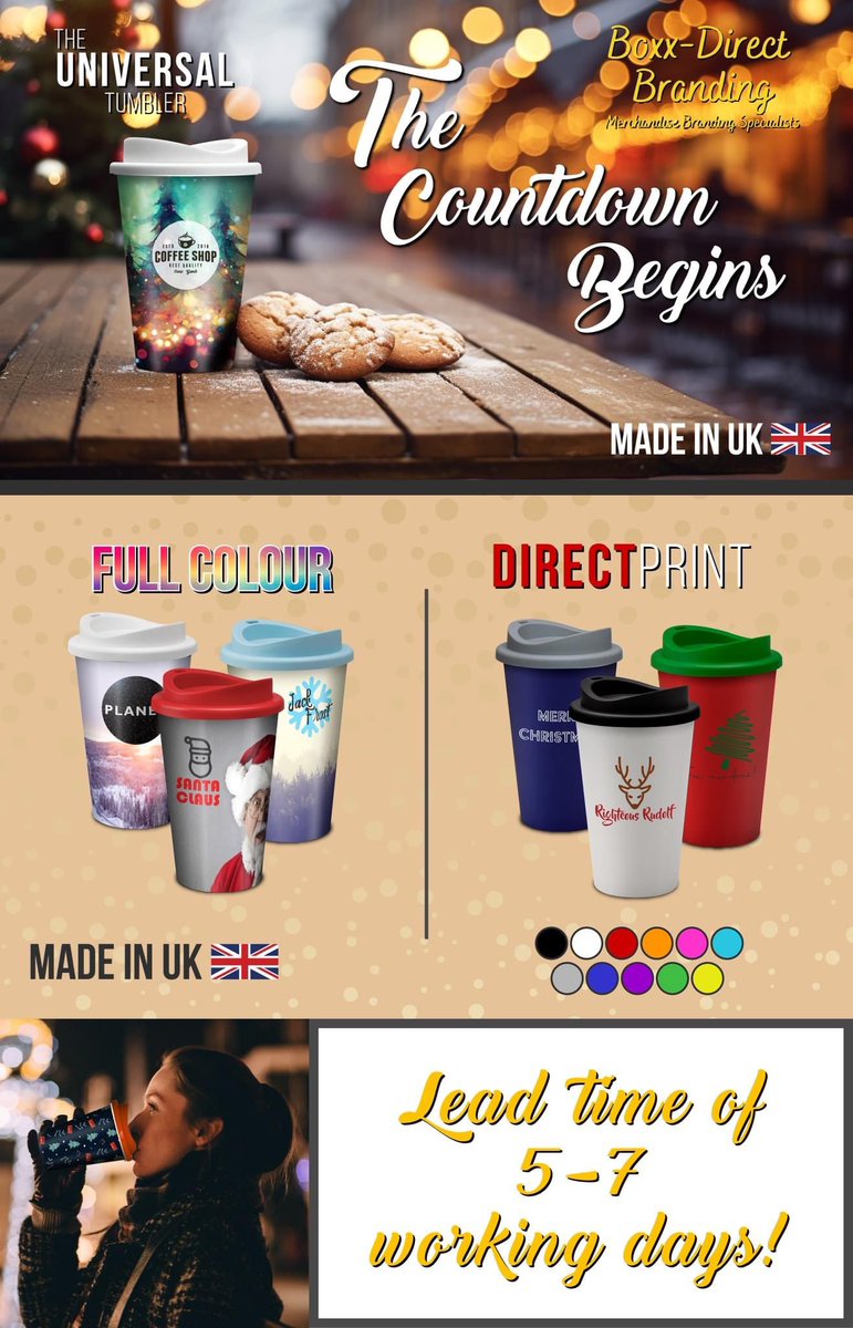 There's Still Time!  Order your Branded Thermal Mugs now for pre Xmas delivery. 

Add your logo or message, for the perfect Winter Giveaway 🎄🎄🎄

#promotionalproducts #thermalmugs #mugs #branded #addyourlogo #merchandise #marketing #festivegifts #business #tumbler #boxxdirect