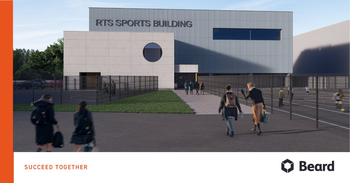 We are on site at Richmond Upon Thames School -  creating a new, permanent, two-storey sports building 🏀🤾🏽‍♀️🏋🏽‍♀️⛹🏽 which will include a living roof &amp; solar panels to support biodiversity &amp; sustainability 🌿

Read more ➡️
bit.ly/47T5LG6

#Beardconstruction #Buildwithambition