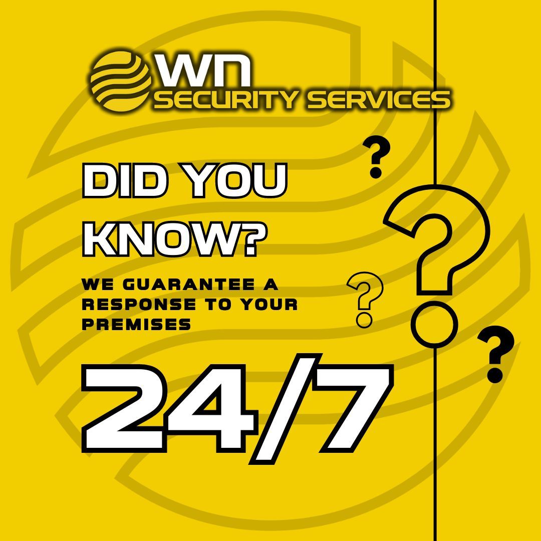 WNSSLtd's tweet photo. Remember, we're your first call for 24/7 security. Because with us, you're not just securing your business, you're securing peace of mind.

☎️ 01942 917700
📧 info@wnsecurityservices.co.uk
🌐 https://t.co/BZZqU445h0

#guarenteed #response #security #keyholding https://t.co/gSiD3KYrcT