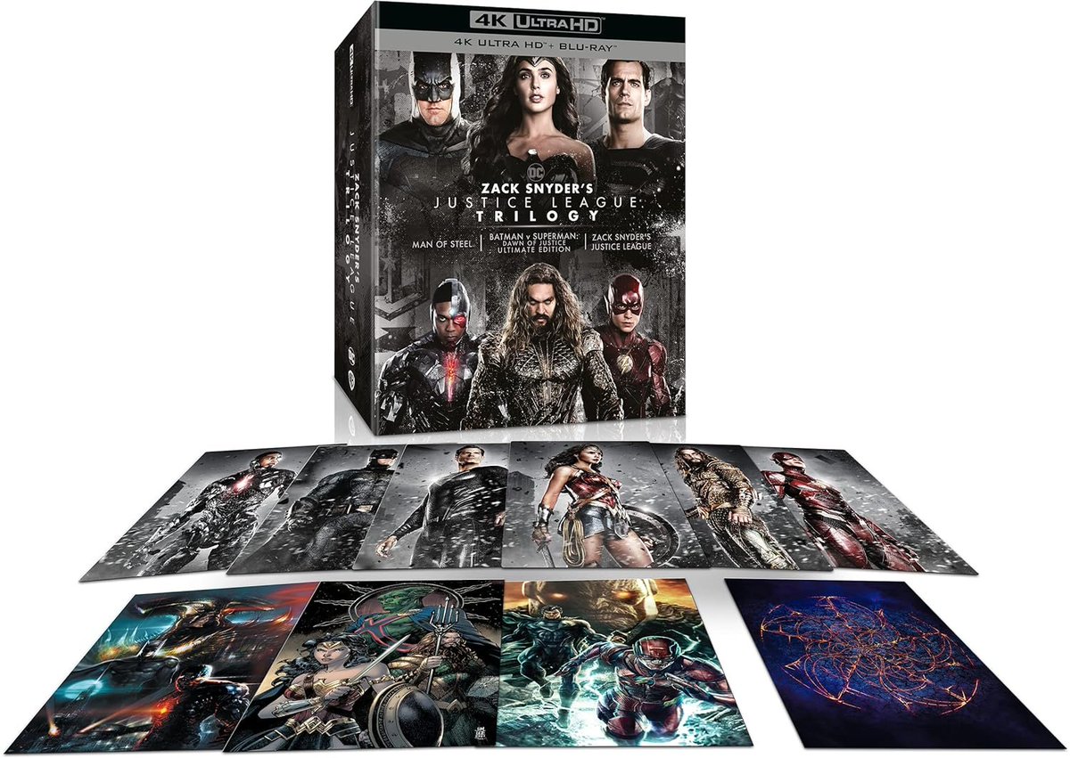 ¿TE IMAGINAS REGALÁNDOLO EN NAVIDAD? 'Trilogía' de Zack Snyder #4KUHD + #Bluray | Ed. Coleccionista (Digipack) con Castellano Man Of Steel | Batman v Superman (Ultimate Edition) | Liga de la Justicia (de Zack Snyder) |10 Postales ▫️ Precio: 36,19 € 👉amzn.to/3QYQfBL