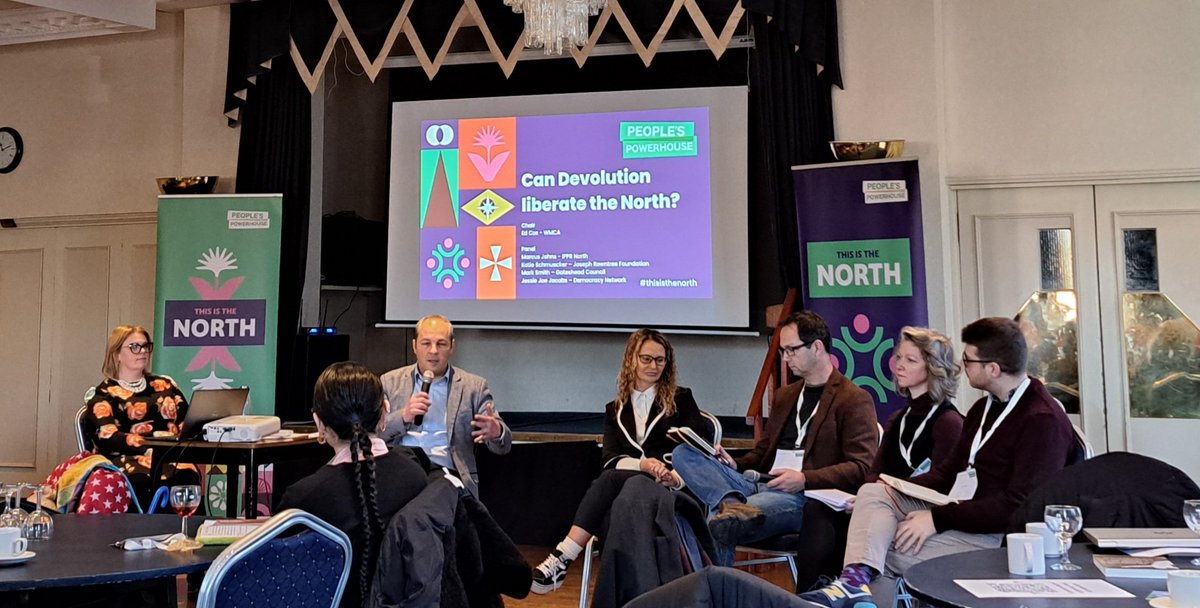 Devolution. 

Need structures but also need methods. Need to know the purpose of the end result, what we are trying to solve?

'If people get the opportunity to use their agency it can work'.

Great 1st panel talk of the day. #ThisIsTheNorth