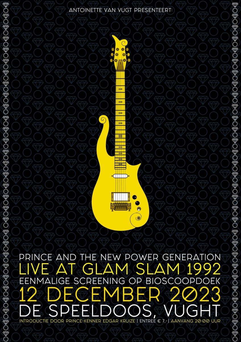 For the Dutchies out there that want to see the Glam Slam '92 concert on the big screen, head over to Vught on December 12. Before the screening our very own @edgarkruize will do a short presentation about the Diamonds And Pearls era.