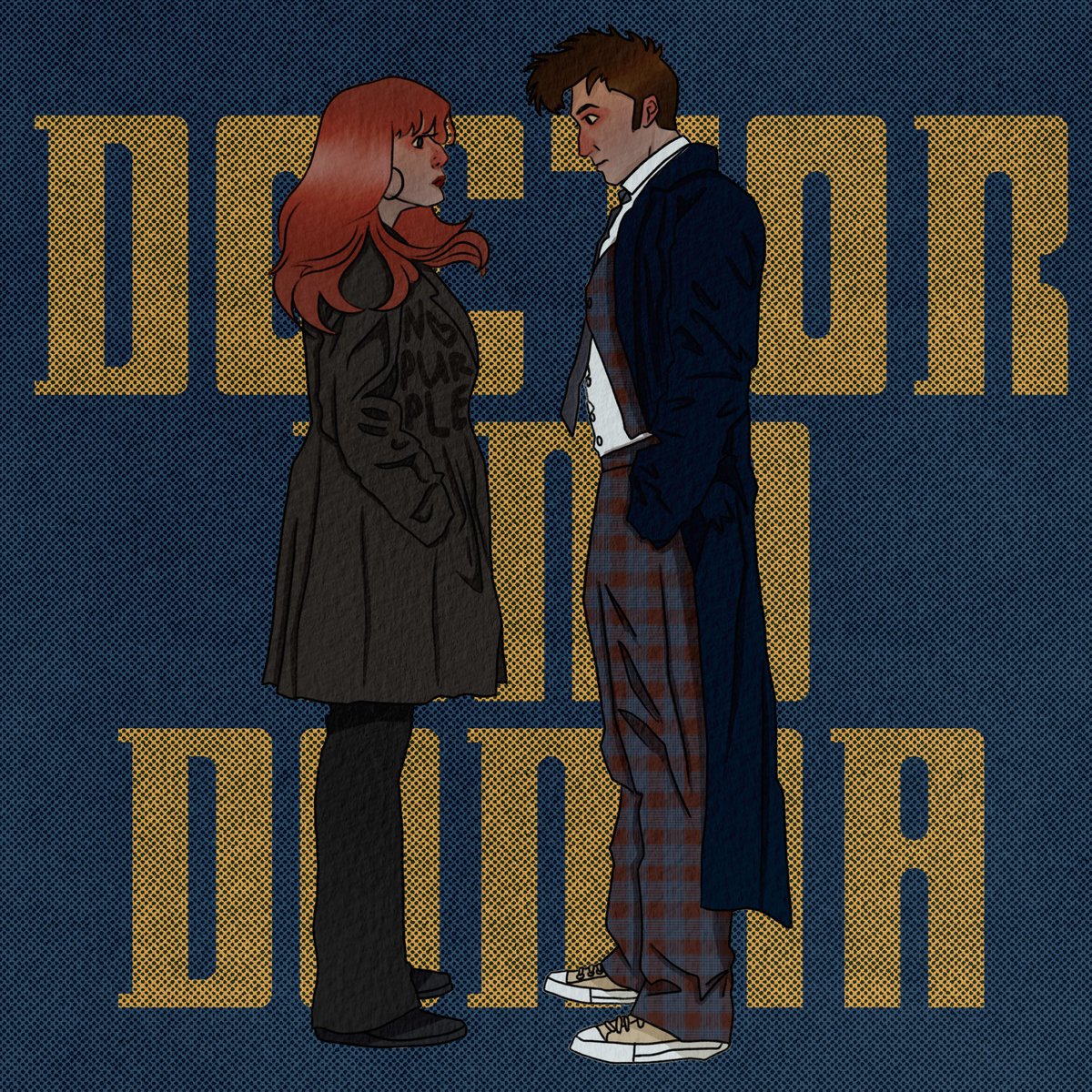 #DOCTORWHO #DONNANOBLE | reunited, doctor and donna