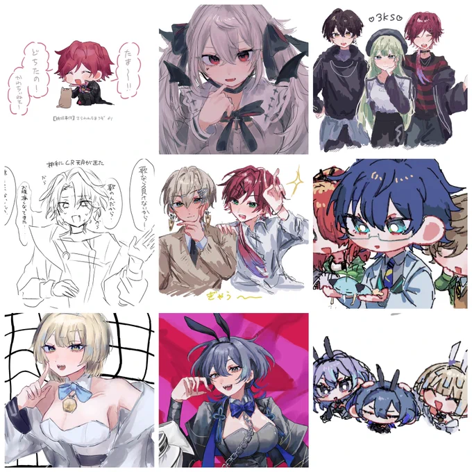 ⚠︎ TS あり

#今月描いた絵を晒そう

今月、多 