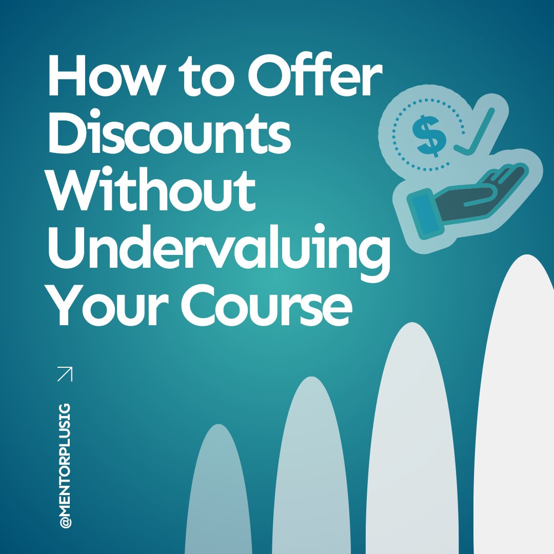 mentorplusapp's tweet photo. Timing is Everything. First things first, don't make discounts a regular thing. Reserve them for special occasions like course anniversaries, major holidays, or your own birthday! This way, your course maintains its value, and the discount feels like a genuine treat. https://t.co/Kh1oDxzdzi