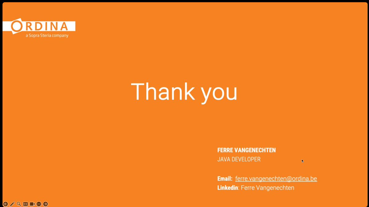BulenTom's tweet photo. Afgelopen dinsdag heb ik een discord talk van Ferre Vangenechten bijgewoond. Hij heeft het over zijn project met Google Home en een Tesla gehad bij Ordina, zijn personal experience en een aantal tips meegegeven.

#thomasmore #itfactory https://t.co/A7CzEqxKCC