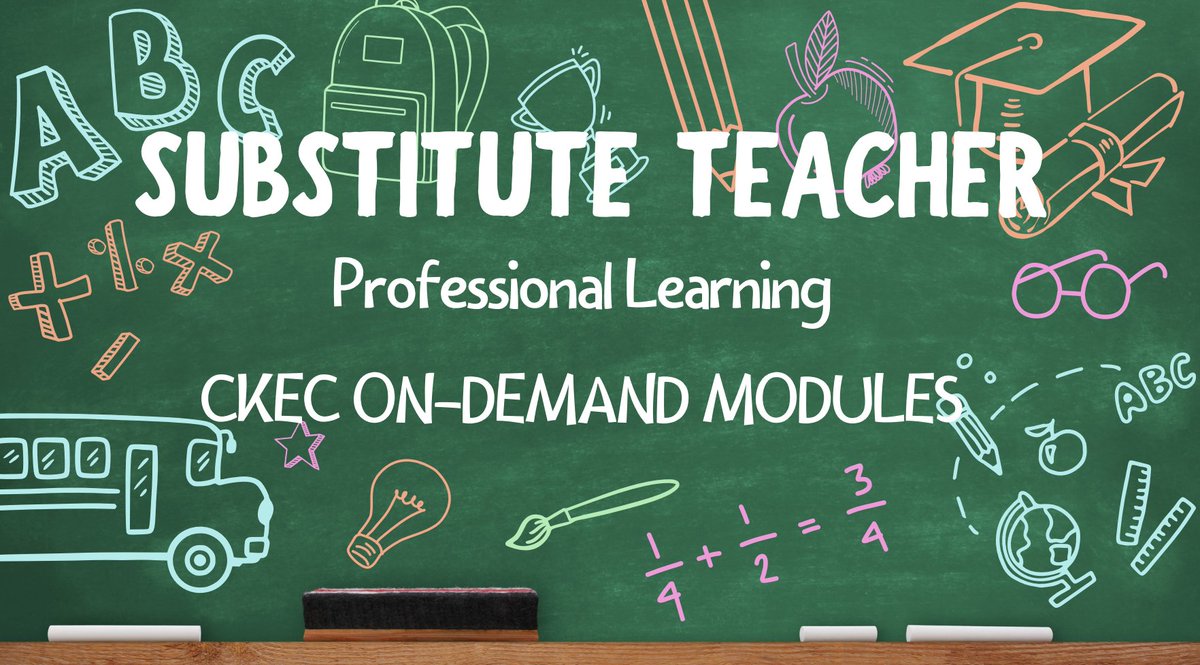 Have you visited CKEC's suggested Professional Learning resource?  Check it out or share the link.

tinyurl.com/SubPL