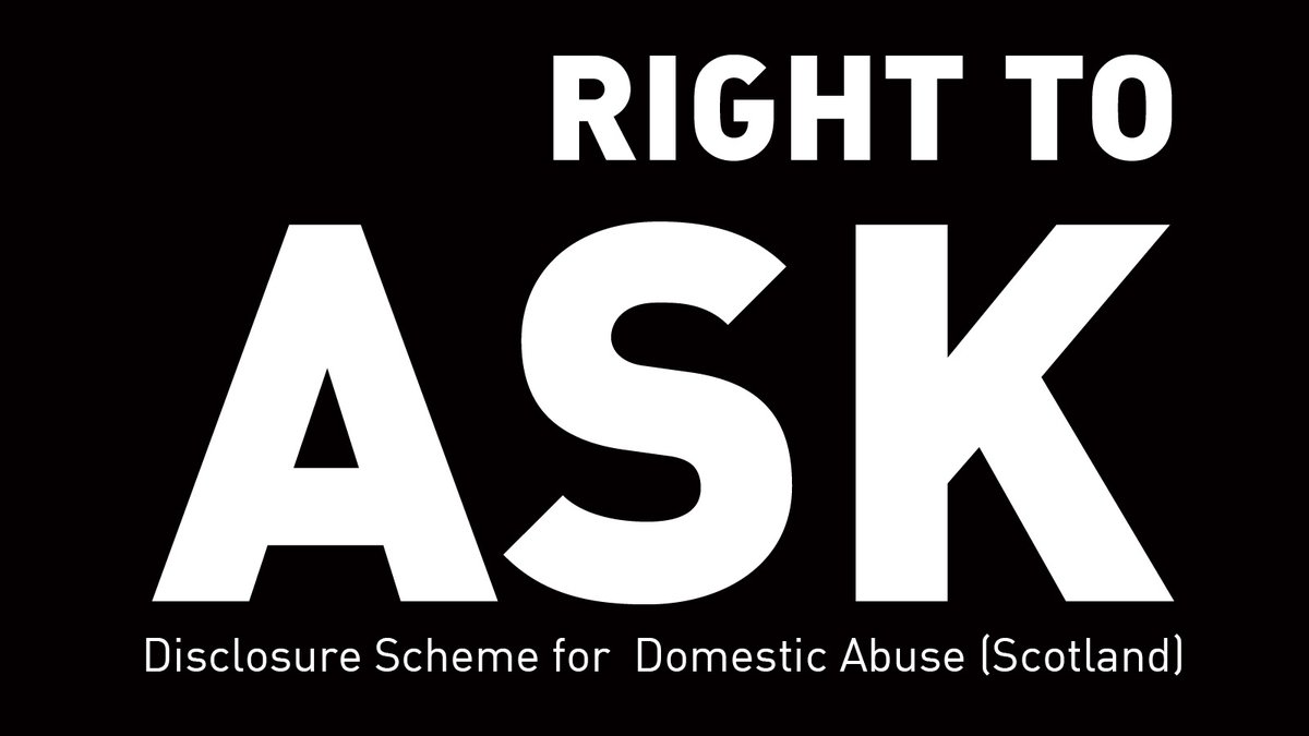 You have the #RightToAsk If you're concerned for your safety or someone else's, you can ask confidentially about a partner's history. Read more about The Domestic Scheme for Domestic Abuse Scotland (DSDAS) and access the application form. 🔗ow.ly/c9pE50QbQOn #16DAYS