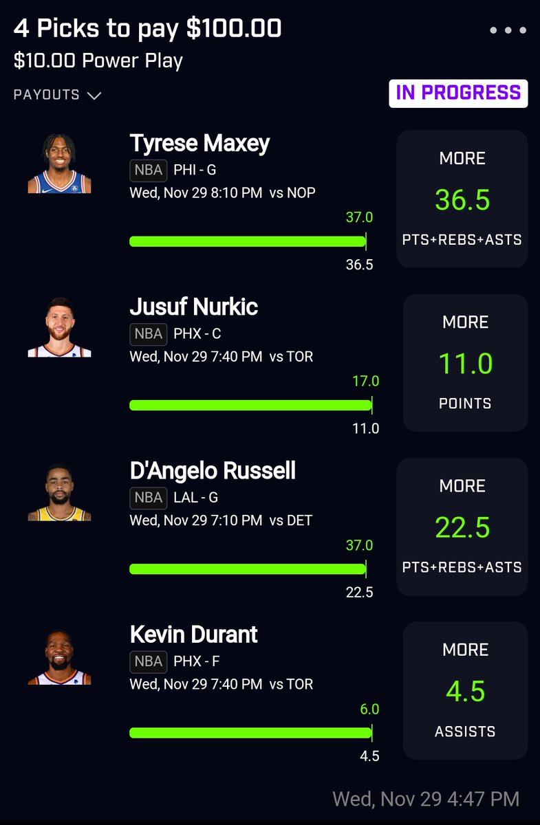 dfs_avengers's tweet photo. Who wants a #PrizePicks #FourPack play for tonight?
50 LIKES AND WE'LL GIVE IT OUT!!
#SquadUp #DFSavengers https://t.co/UZ3m9rTXXg