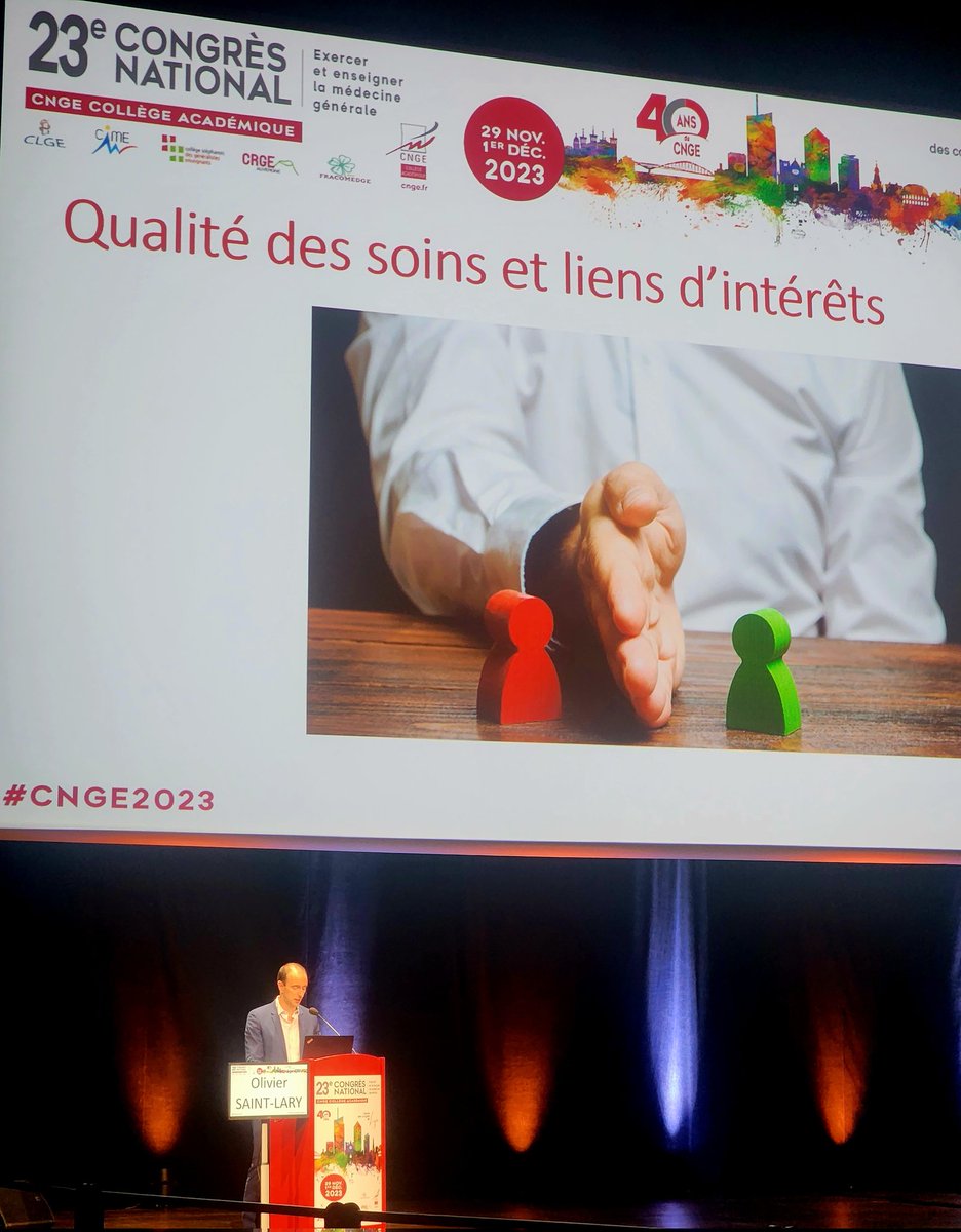 Cette année, le <a href="/CNGE_France/">CNGE</a> a pris la décision forte de ne plus inviter l'industrie pharmaceutique au @congrescnge.
Bravo 👏