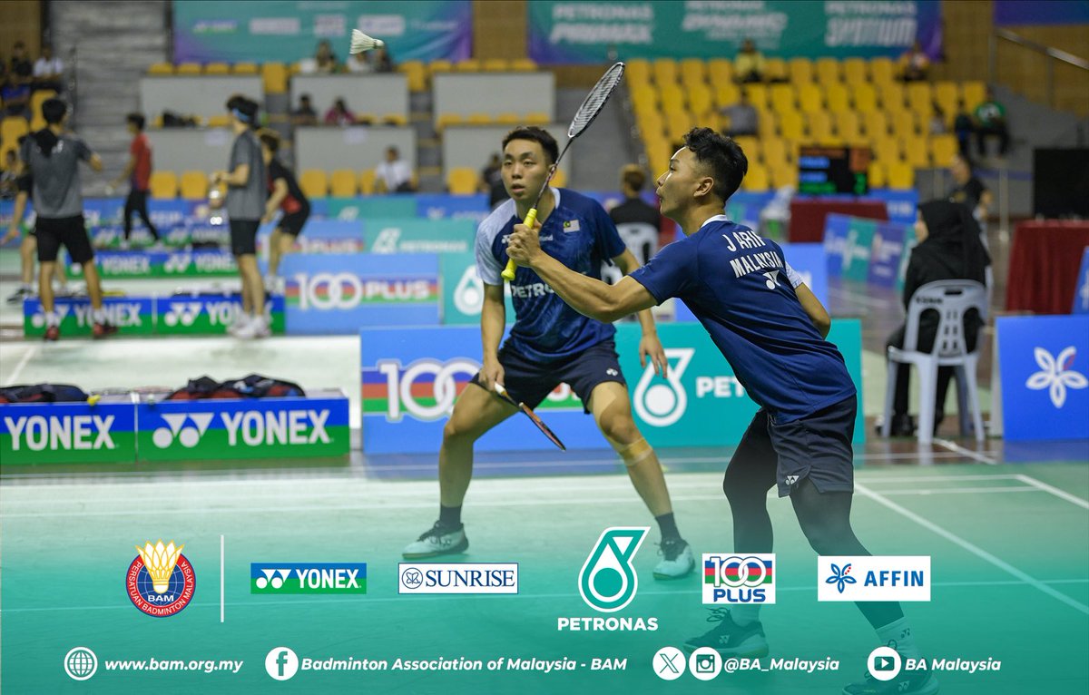 RESULTS: #SyedModiIndiaInternational2023 R16 #MAS🇲🇾 Arif Junaidi-Yap Roy King def. #IND🇮🇳 Hariharan Amsakarunan-Ruban Rethinasabaphati 21-6 21-17 #GemilangkanLagi #DemiMalaysia #BadmintonMalaysia