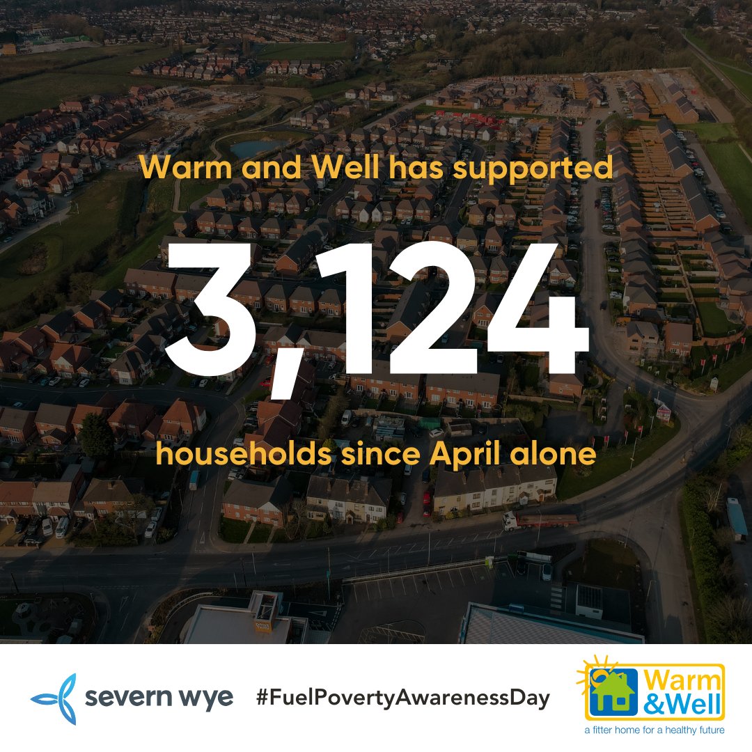 Since April alone, we have received over 5,800 calls from over 3,100 households in Gloucestershire and South Gloucestershire. And we have only just started the heating season. #FuelPovertyAwarenessDay