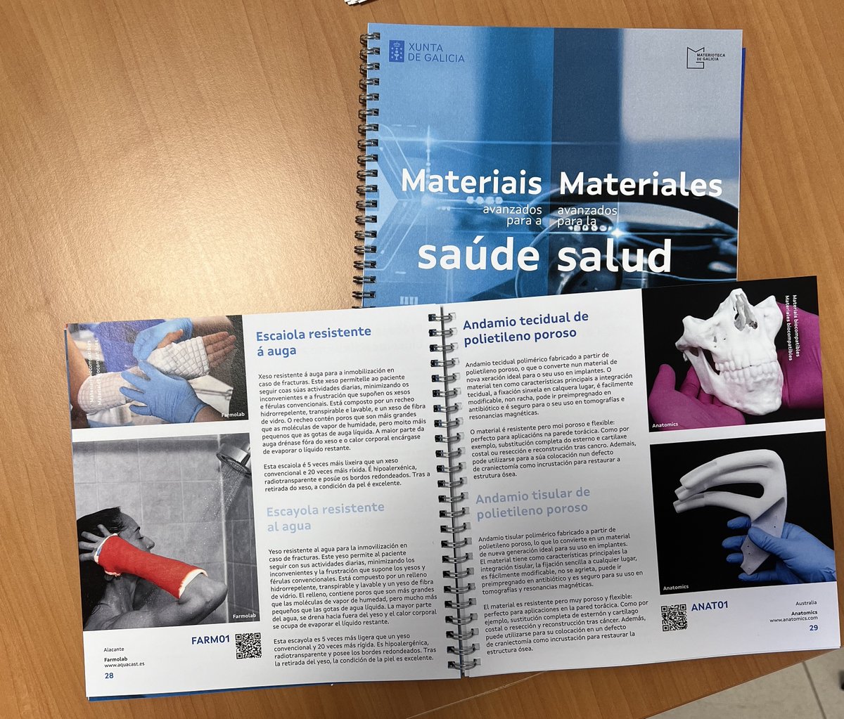 InnovaDeseno's tweet photo. Workshop #materiotecadegalicia: expertos de
@Materially_eu dinamizan o taller e presentan o estudo estratéxico sobre #materiaisinnovadores para o sector da saúde, xa dispoñible na web. Entre eles, o #Biofast da @uvigo ou o biomaterial do @iMATUS_USC.
👇🏽
https://t.co/nlRpBKMM51 https://t.co/Q6796O5kEa