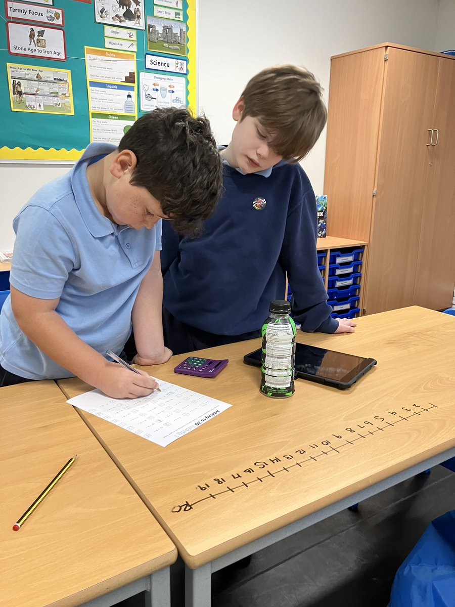 These boys worked together in maths to check their work and make improvements. Super team work and rescilieice shown as they never gave up! #mathsisfun #teamwork @ICSENprimary