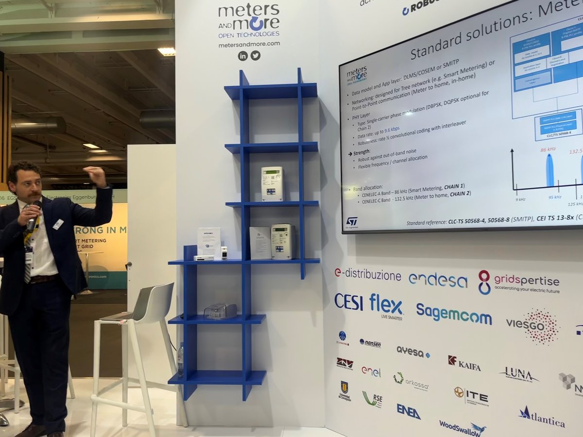 Wrap up of the day! On the second day, Wednesday 29 Nov, of Enlit Europe we had a full agenda! 

A busy day, we hosted four presentation's from our members with plenty of fruitful discussions and interest from visitors and exhibitors alike in the Meters and More association!