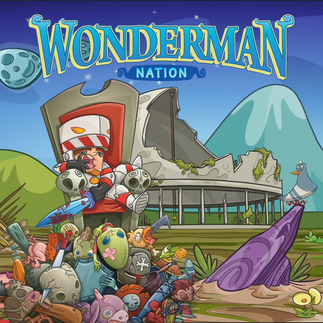 WondermanNation's tweet photo. Defeated a Dragon, outsmarted a Gnome, wrestled a Space Snail β just another day at the office for Wonderman. Now, heβs kickin' back on his cosmic throne, wondering if he left the spaceship headlights on. ππ #OfficeHero #ThroneTime https://t.co/Rg2LowgqYs