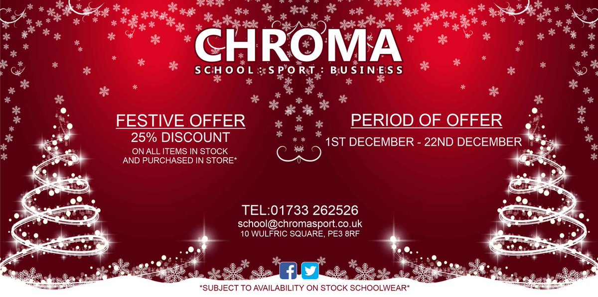 Ken Stimpson Academy (@ks_school) on Twitter photo Our school uniform shop <a href="/ChromaSport/">ChromaSport</a> is running a festive offer this December. For more details visit chromasport.co.uk/shop/ken-stimp… Our school uniform shop <a href="/ChromaSport/">ChromaSport</a> is running a festive offer this December. For more details visit chromasport.co.uk/shop/ken-stimp…