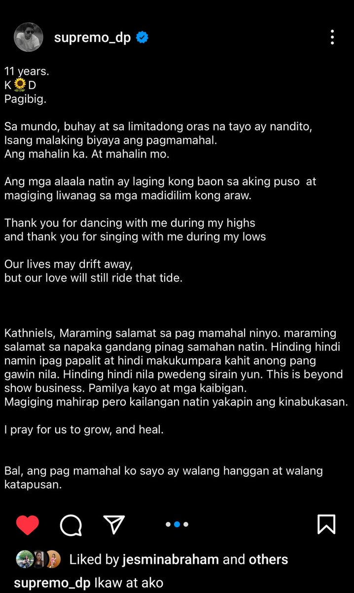 Prince_dhindo's tweet photo. Bal, Ang pagmamahal ko sayo ay walang hanggan at walang katapusan.
😭

Bakit naman Kathniel😭

#KathNiel
#kathnielbreakup https://t.co/CjlSldLISi