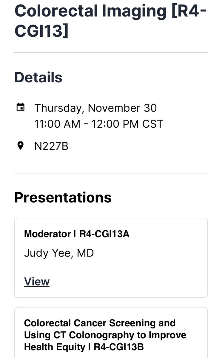Judy Yee (@judyyeemd) on Twitter photo Don’t miss this session today at 11am to learn about “Colorectal Imaging” with great topics and speakers on #CTColonography and #RectalMRI #RSNA23 <a href="/RSNA/">RSNA</a> <a href="/kchang/">Kevin J. Chang, MD, FACR, FSAR</a> <a href="/natallyhorvat/">Natally Horvat, MD, PhD</a> <a href="/KartikJhaveri1/">Kartik Jhaveri</a> Don’t miss this session today at 11am to learn about “Colorectal Imaging” with great topics and speakers on #CTColonography and #RectalMRI #RSNA23 <a href="/RSNA/">RSNA</a> <a href="/kchang/">Kevin J. Chang, MD, FACR, FSAR</a> <a href="/natallyhorvat/">Natally Horvat, MD, PhD</a> <a href="/KartikJhaveri1/">Kartik Jhaveri</a>