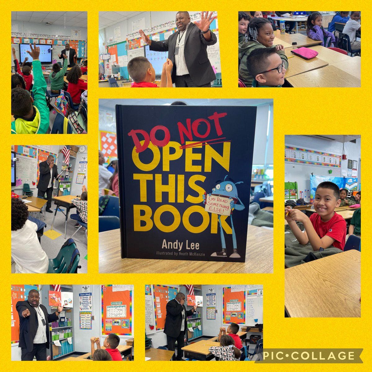 WestHomesteadK8's tweet photo. Shout out to Ms. Beaburn and  her 2nd  graders for an AWESOME #StorytimeWednesday session.  Shared one of my all-time favorite stories- “Do Not Open This Book”.  👀📚

#mdcpsyourbestchoice #MustangPride @miamischools @suptdotres @daretoleadeto @mdcpssouth https://t.co/i0aYp5zVxI