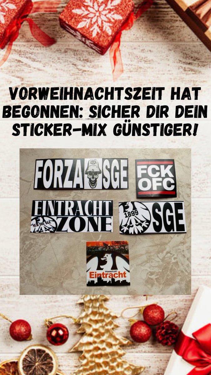 SCHÖNE VORWEIHNACHTSZEIT, LIEBE ADLERTRÄGER!🎅🦅 #SGE