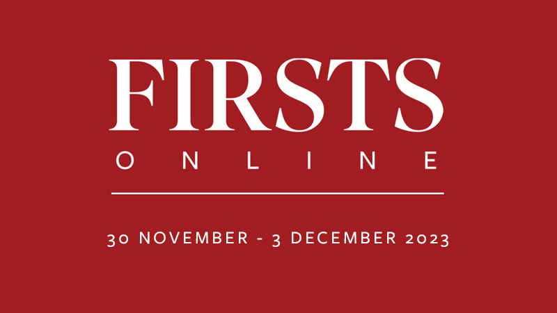 firstslondon's tweet photo. Firsts Online opens at 2pm today! 🕑

Get ready to browse highlights from 60 dealers! https://t.co/EjPEVz2Nuv https://t.co/usVKjp8eG2