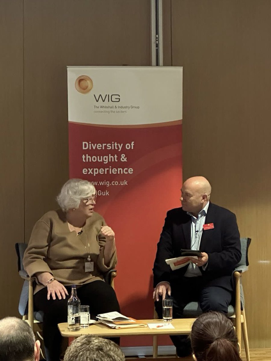 Thank you @PhysicsNews CEO @TomGrinyer for hosting a brilliant @wiguk session on nuclear energy with CEO @GBNgovuk Gwen Parry-Jones - covering supply chain, investment, netzero, skills supply & diversity in leadership - all highlighting need for more cross-sector collaboration.