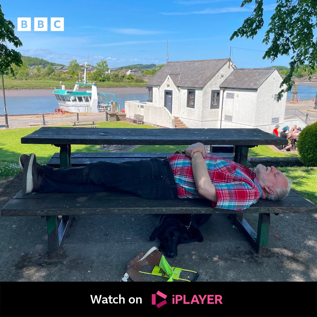 📺As winter really takes hold, enjoy some sunshine in Kirkcudbright with @IHamiltonbbc & his guide dog Major. Find out how they enjoyed their summer visit, meeting so many people in the art town, they had to have a lie down. My Kind of Town, 8pm @BBCScotland and @BBCiPlayer