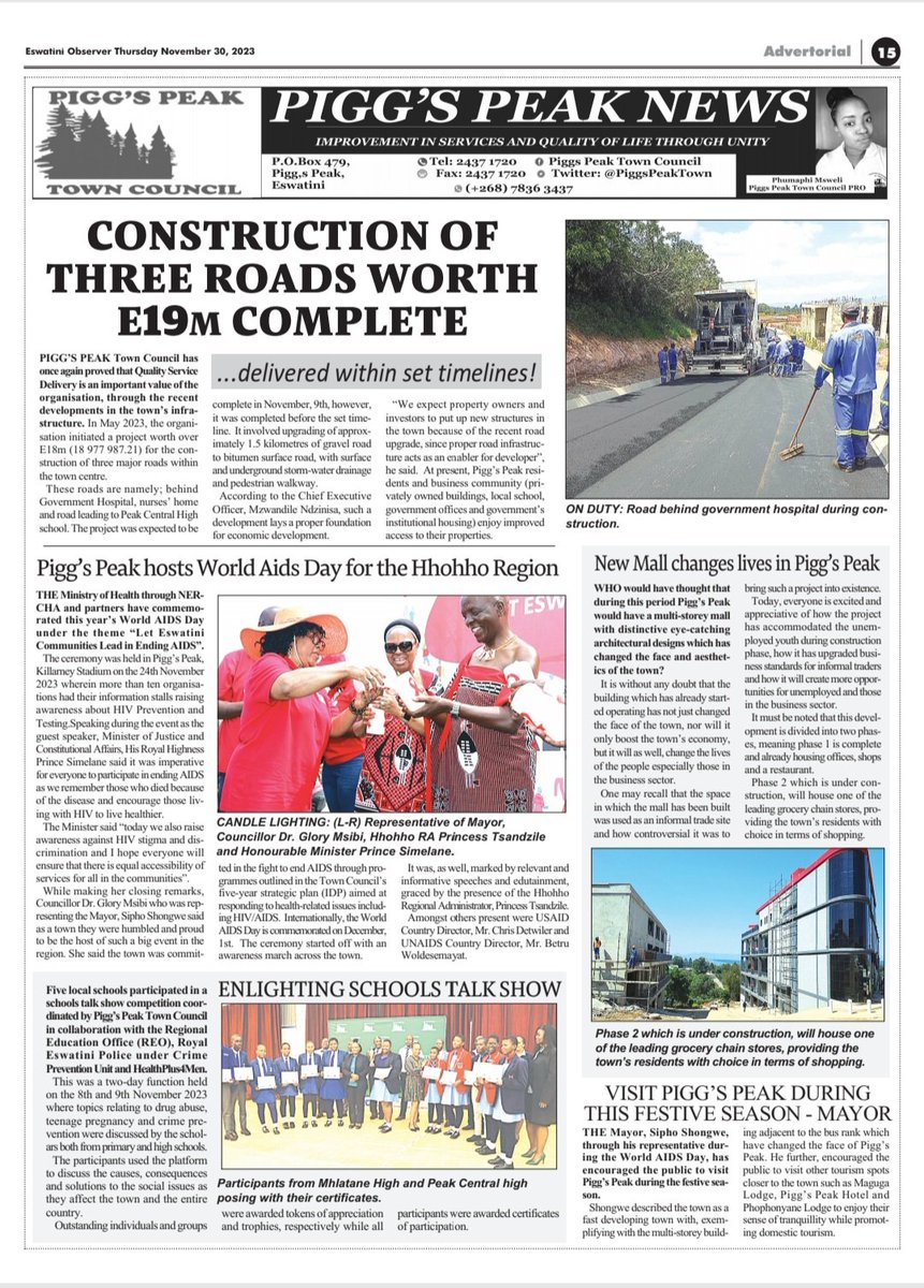 [November News]
#qualityservices
#PiggsPeakTown