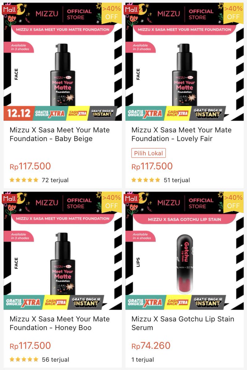 kforkinsley's tweet photo. @MizzuCosmetics @Sasa_Melezatkan Btw, kalian yang mau jajan bisa beli disini yaah.
Pas banget lagi diskon sampw 40%🥹❤️
✨ https://t.co/DGkogKkK6r
#Itsmycolorcharacter #Mizzuxsasa #Mizzucosmetics #BeautifulYouth https://t.co/hvAoRZDtvt