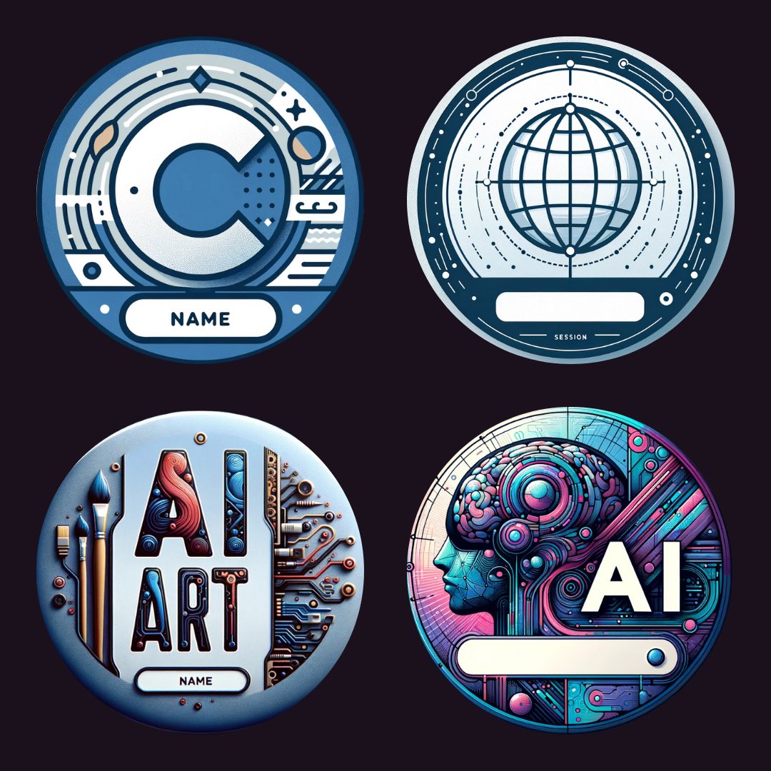 As I map out my weekly PD sessions for my team @BloomAcademyEDU, I’ve been working on a way to gamify their learning. I’ve developed a badge system using #DallE3 that I’m hoping will help increase engagement. After attending a session, teachers will earn a new badge! #ade2023