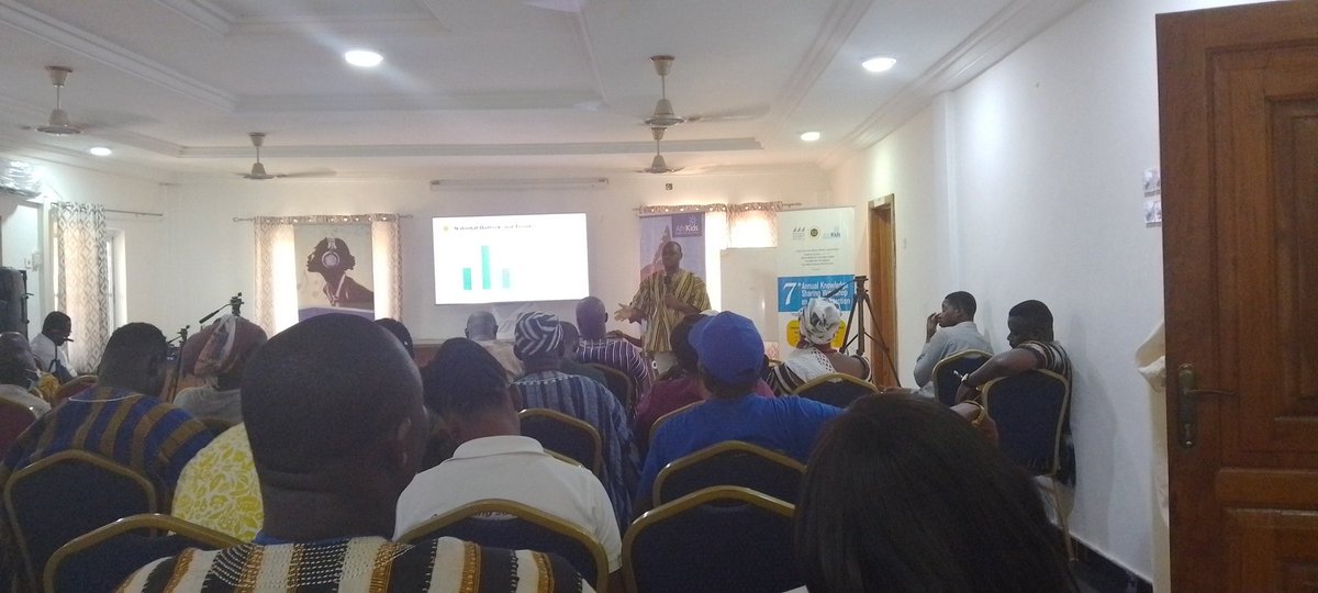 @edemresearch presenting the national outlook for child marriage based on census data over the past 3 decades @AfriKids @MoGCSP_Ghana #7ksw
