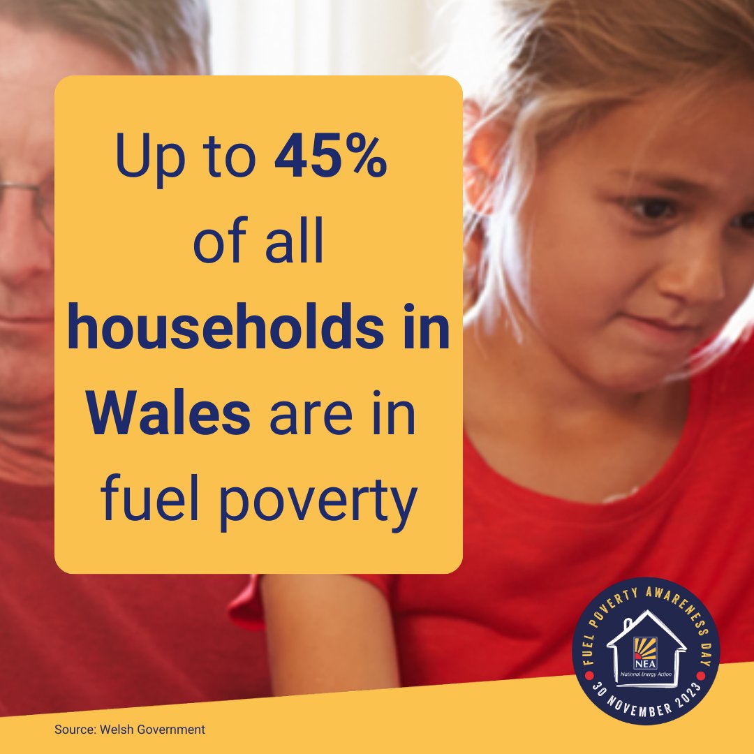 Fuel poverty in Wales is the worst in the UK. Almost half of all households are unable to affordably heat their homes. In 2023. Our Community and Outreach Energy Advisers in #Powys work closely with hundreds of families to help them make ends meet. #FuelPovertyAwarenessDay