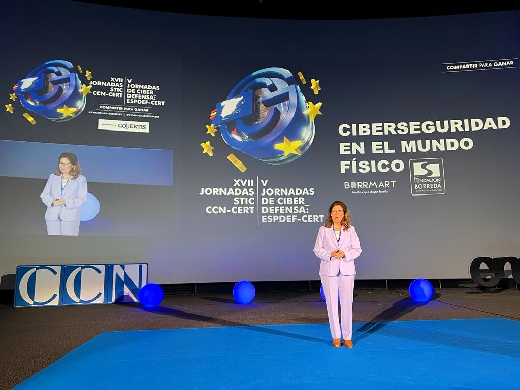 ‼️ La revista <a href="/Red_Seguridad/">Red Seguridad</a> entrevista a 👉Ana Borredá, Presidenta del #GrupoBorrmart y la <a href="/Fund_Borreda/">Fundación Borredá</a>.  

▶️#XVIIJornadasCCNCERT
#VJornadasESPDEFCERT <a href="/ESPDEF_CERT/">MCCE ESPDEF-CERT</a>

lnkd.in/dgvvAEZS