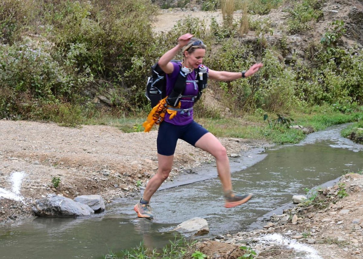 AdrianHowes's tweet image. Day four complete a shorter 16 mile course. Again some serious climbs to navigate. Already for the last day marathon in Nepal