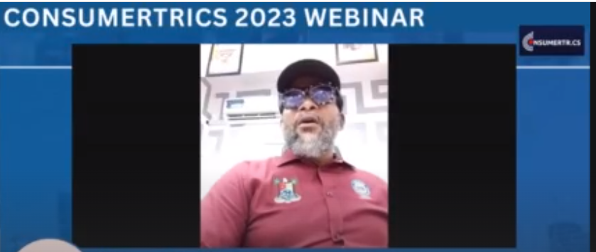 consumertrics's tweet photo. WE ARE LIVE NOW!

"Why buy a bad product and live it for God. Seek redress!!!" ~~Afolabi Solebo, Esq., GM, Lagos State Consumer Protection Agency 

#consumerprotection #ConsumerInsight #consumertrics #webinar https://t.co/luiyVb7OCM
