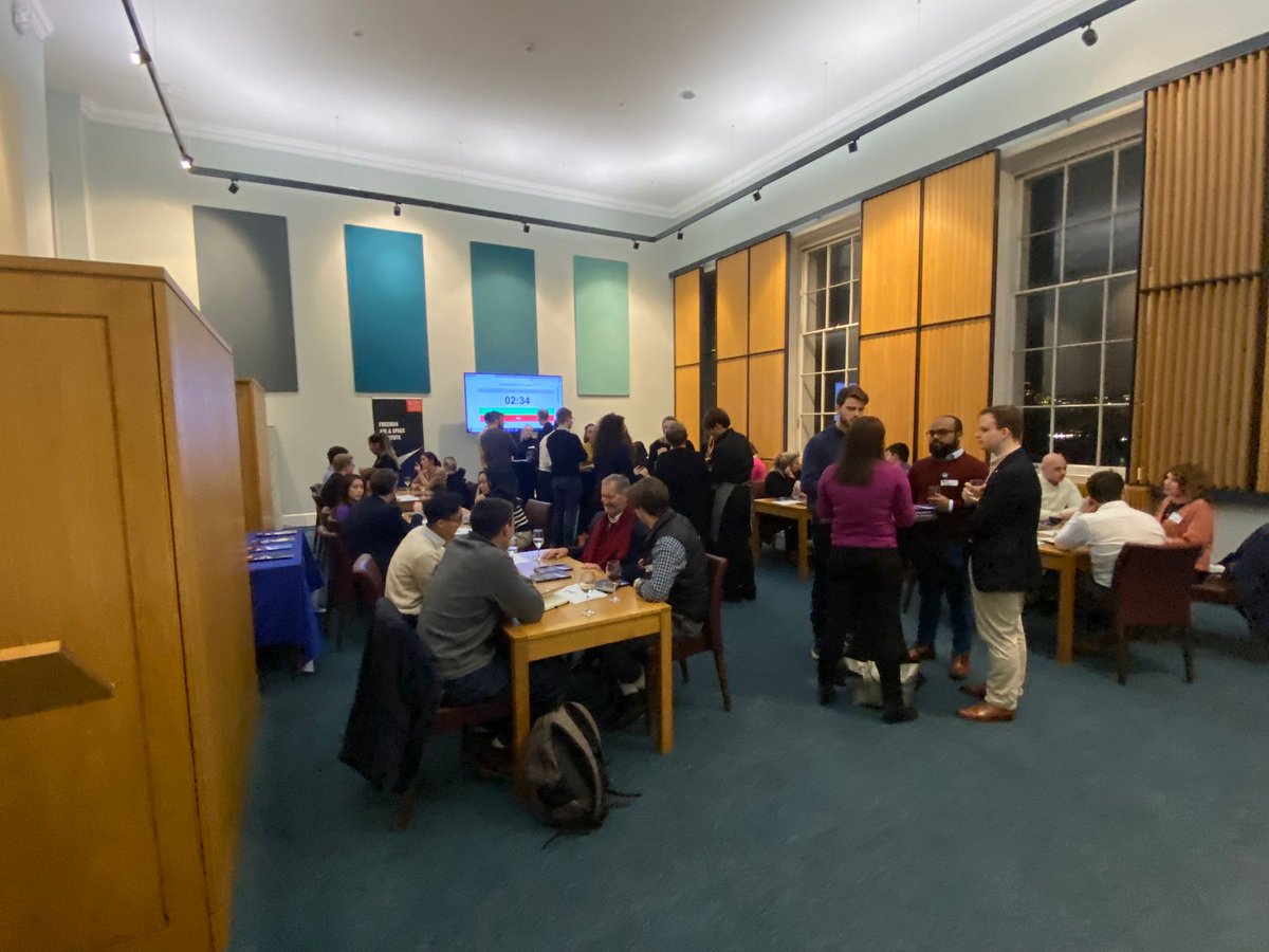 🚀On Tuesday, we were pleased to host our inaugural Air and Space Careers Night. A huge thank you to all our experts and students for attending. We hope a new generation of air and space power thinkers have been inspired! @KingsCollegeLon @KCLSecurity @warstudies