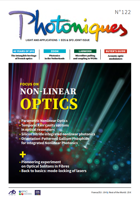 📰Enjoy the international issue 122 of Photoniques: "Non-linear Optics"
➡️bit.ly/3T4E5Kd
"Non-linear optics is an essential  part of this exciting domain of  light-matter interactions." <a href="/NicolasBonod/">Nicolas Bonod</a>
<a href="/sfoptique/">SFO</a>